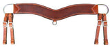 Showman ® Basketweave tooled tripping collar. - Country Scene Saddlery and Pet Supplies
