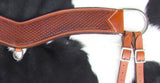 Showman ® Basketweave tooled tripping collar. - Country Scene Saddlery and Pet Supplies