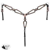 New! Showman ® Black Leather Headstall. Horse Tack