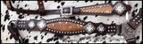 NEW! Showman ® Cowhide inlay browband headstall and breast collar. - Country Scene Saddlery and Pet Supplies