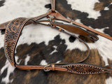 NEW! Showman ® Floral tooled design browband. - Country Scene Saddlery and Pet Supplies