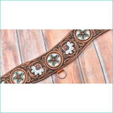 Showman ® Floral tooled tripping collar. - Country Scene Saddlery and Pet Supplies