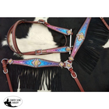 NEW! Showman ® Galaxy print browband. - Country Scene Saddlery and Pet Supplies