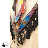 NEW! Showman ® Galaxy print browband. - Country Scene Saddlery and Pet Supplies