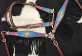 NEW! Showman ® Galaxy print browband. - Country Scene Saddlery and Pet Supplies