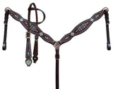 New! Showman ® Gator print inlay one ear. - Country Scene Saddlery and Pet Supplies
