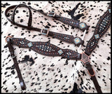New! Showman ® Gator print inlay one ear. - Country Scene Saddlery and Pet Supplies