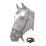 Showman ® Glitter Overlay Leather Tie Down. Full/cob / Silver