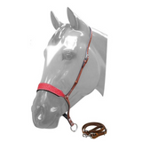 Showman ® Glitter Overlay Leather Tie Down. Full/cob / Red