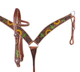 Showman ® Hand Painted Sunflower Halves and Cactus. - Country Scene Saddlery and Pet Supplies