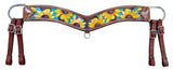 Showman ® Hand Painted Sunflower tripping collar. - Country Scene Saddlery and Pet Supplies