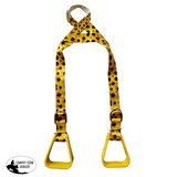 New! Showman ® Heavy duty nylon adjustable buddy stirrups with a Sunflower print. - Country Scene Saddlery and Pet Supplies