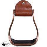 New! Showman® High Stakes Aluminium Western Stirrups – Bronze - Western Stirrups