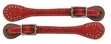 Showman ® Ladies glitter leather spur straps. - Country Scene Saddlery and Pet Supplies