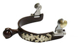 Showman ® Ladies size Brown steel roller ball spur. - Country Scene Saddlery and Pet Supplies