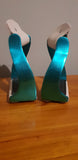 Showman ® Lightweight color coated twisted angled aluminum stirrups. - Country Scene Saddlery and Pet Supplies