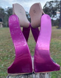 Showman ® Lightweight color coated twisted angled aluminum stirrups. - Country Scene Saddlery and Pet Supplies