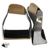 New! Showman ® Lightweight Twisted Angled Aluminum Stirrups - Country Scene Saddlery and Pet Supplies