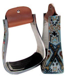 Showman ® Navajo Arrow print stirrup. - Country Scene Saddlery and Pet Supplies