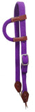 Showman ® Nylon One Ear Headstall with leather accents.. - Country Scene Saddlery and Pet Supplies