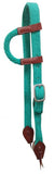 Showman ® Nylon One Ear Headstall with leather accents.. - Country Scene Saddlery and Pet Supplies