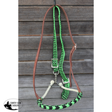 Showman ® Nylon Tie Down- Lime/ Black - Lime - Tie Down Straps