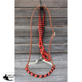 Showman ® Nylon Tie Down- Red/ Black - Red - Tie Down Straps