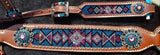 Showman ® One ear headstall and breast collar set. - Country Scene Saddlery and Pet Supplies