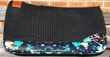 Showman ® " Paint Splash" 24" x 24" PONY black felt pad - Country Scene Saddlery and Pet Supplies