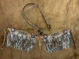 NEW! Showman ® Painted 3D Flower & Aztec Beaded . - Country Scene Saddlery and Pet Supplies