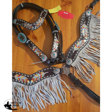 NEW! Showman ® Painted feather browband. - Country Scene Saddlery and Pet Supplies