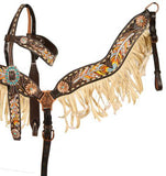 NEW! Showman ® Painted feather browband. - Country Scene Saddlery and Pet Supplies