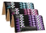 New! Showman ® PONY 24" x 24" 100% Woven wool top pad. - Country Scene Saddlery and Pet Supplies