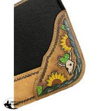New! Showman® Pony 24" x 24" Black felt 1” saddle pad - Country Scene Saddlery and Pet Supplies