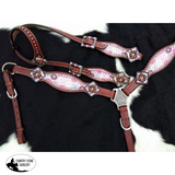 NEW! Showman ® PONY SIZE Donut print headstall and breast collar set. - Country Scene Saddlery and Pet Supplies