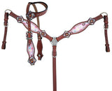NEW! Showman ® PONY SIZE Donut print headstall and breast collar set. - Country Scene Saddlery and Pet Supplies