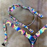 Showman ® Pony Size Nylon Headstall & Breastcollar Set