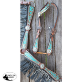 NEW! Showman ® Pony Size Single ear headstall and breast collar set. - Country Scene Saddlery and Pet Supplies