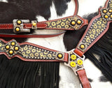 NEW! Showman ® PONY SIZE Sunflower print. - Country Scene Saddlery and Pet Supplies