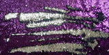 Showman ® Purple and Silver Sequins Inlay Single Ear Headstall and Breast Collar Set. - Country Scene Saddlery and Pet Supplies