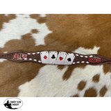 New! Showman ® Rider's Luck Tooled Leather Wither Strap - Country Scene Saddlery and Pet Supplies