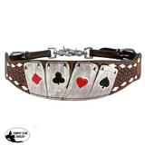 New! Showman ® Rider's Luck Tooled Leather Wither Strap - Country Scene Saddlery and Pet Supplies