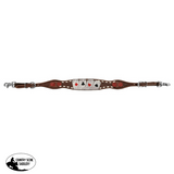 New! Showman ® Rider's Luck Tooled Leather Wither Strap - Country Scene Saddlery and Pet Supplies