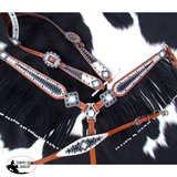 New! Showman ® Stingray and Filligree 4 Piece Set. - Country Scene Saddlery and Pet Supplies