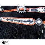 New! Showman ® Stingray and Filligree 4 Piece Set. - Country Scene Saddlery and Pet Supplies