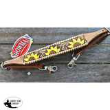 New! Showman ® sunflower design wither strap. - Country Scene Saddlery and Pet Supplies