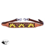 New! Showman ® sunflower design wither strap. - Country Scene Saddlery and Pet Supplies