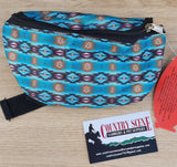 Showman ® Teal Southwest Design Print Insulated Nylon. - Country Scene Saddlery and Pet Supplies