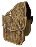 Showman ® Tooled leather saddle bag. - Country Scene Saddlery and Pet Supplies