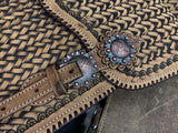 Showman ® Tooled leather saddle bag. - Country Scene Saddlery and Pet Supplies